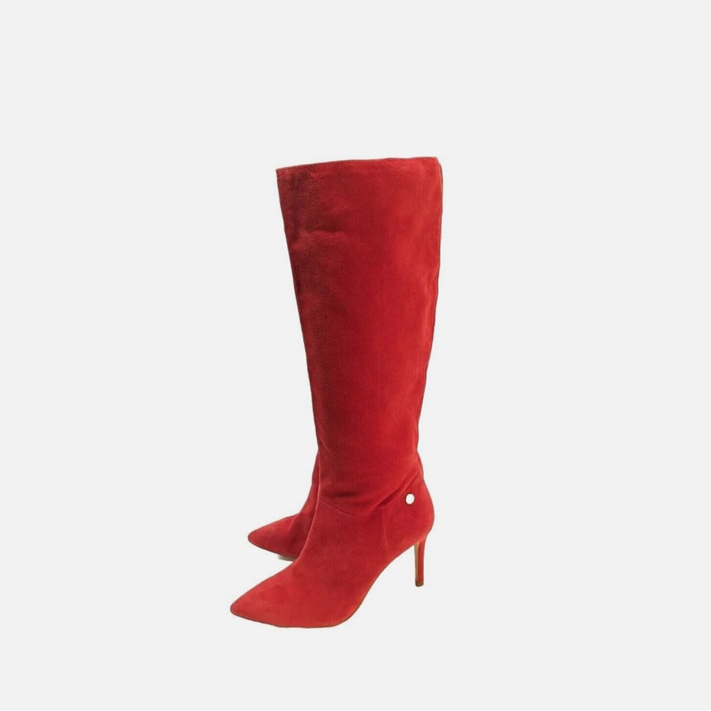 Louise et Cie Red Suede Sevita boots